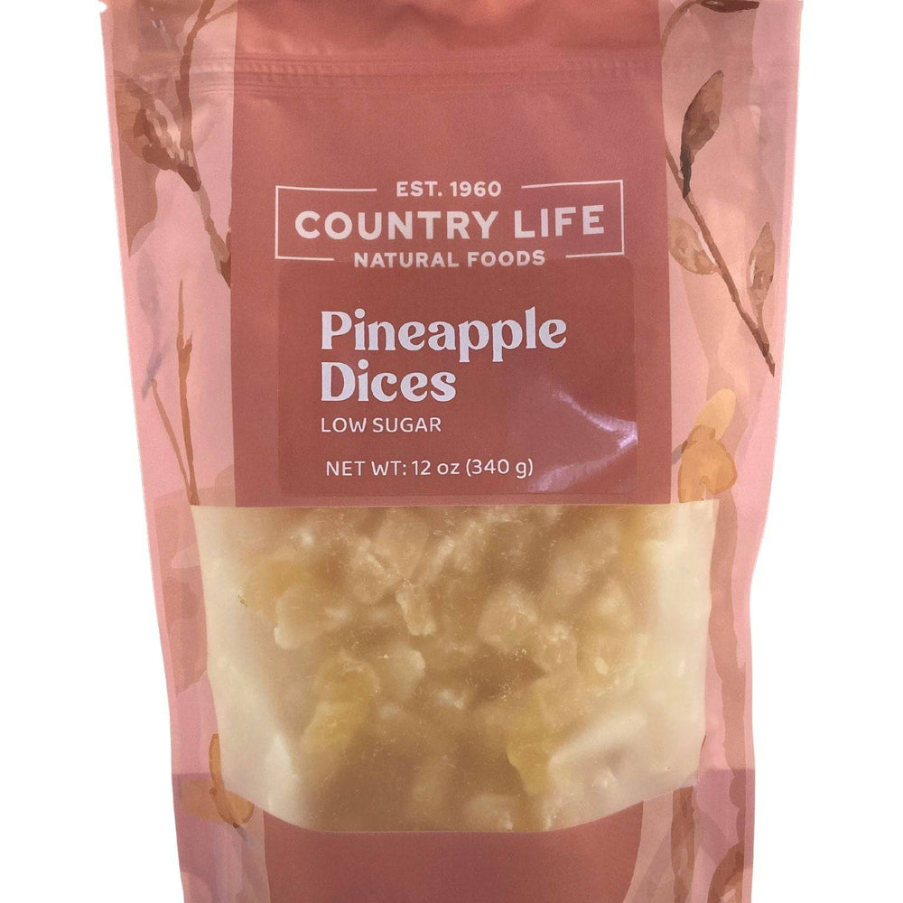 Pineapple Dices, Low Sugar - Country Life Natural Foods