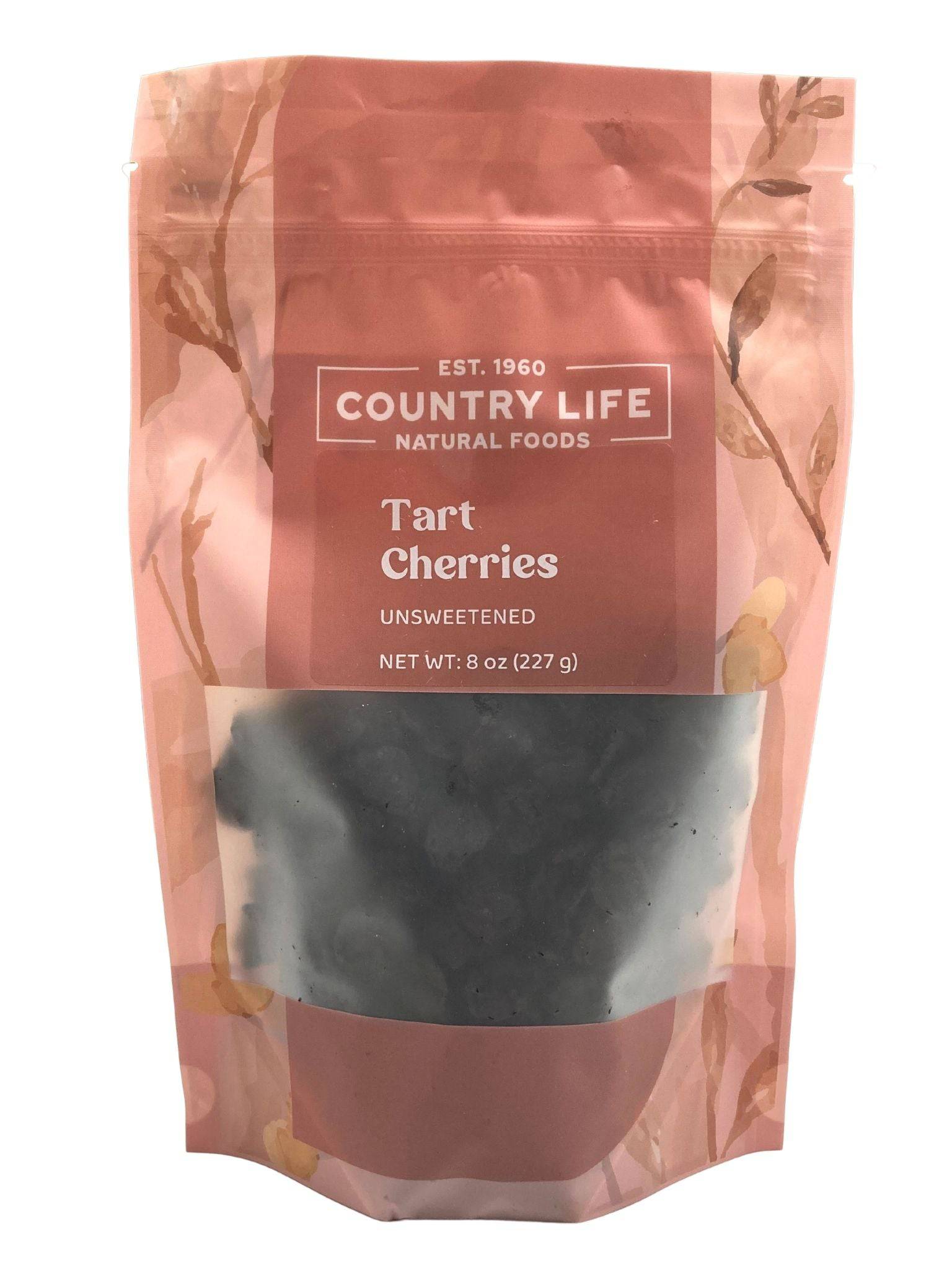Cherries, Tart, Unsweetened, Dried Fruit - Country Life Natural Foods