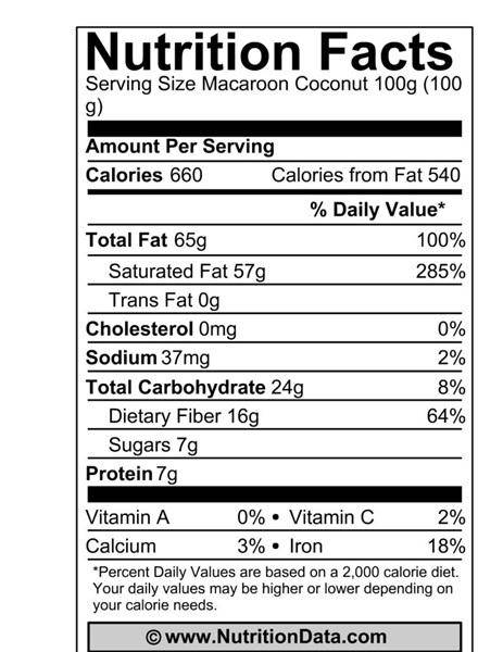 Coconut, Macaroon, Dried Fruit - Country Life Natural Foods