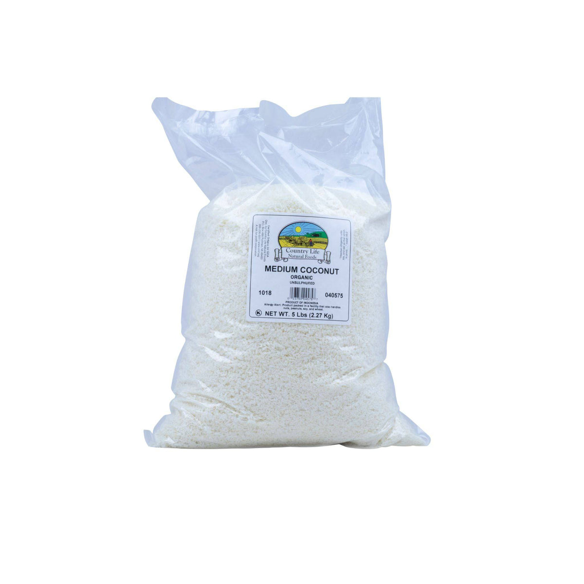 Coconut, Medium, Organic, Dried Fruit - Country Life Natural Foods
