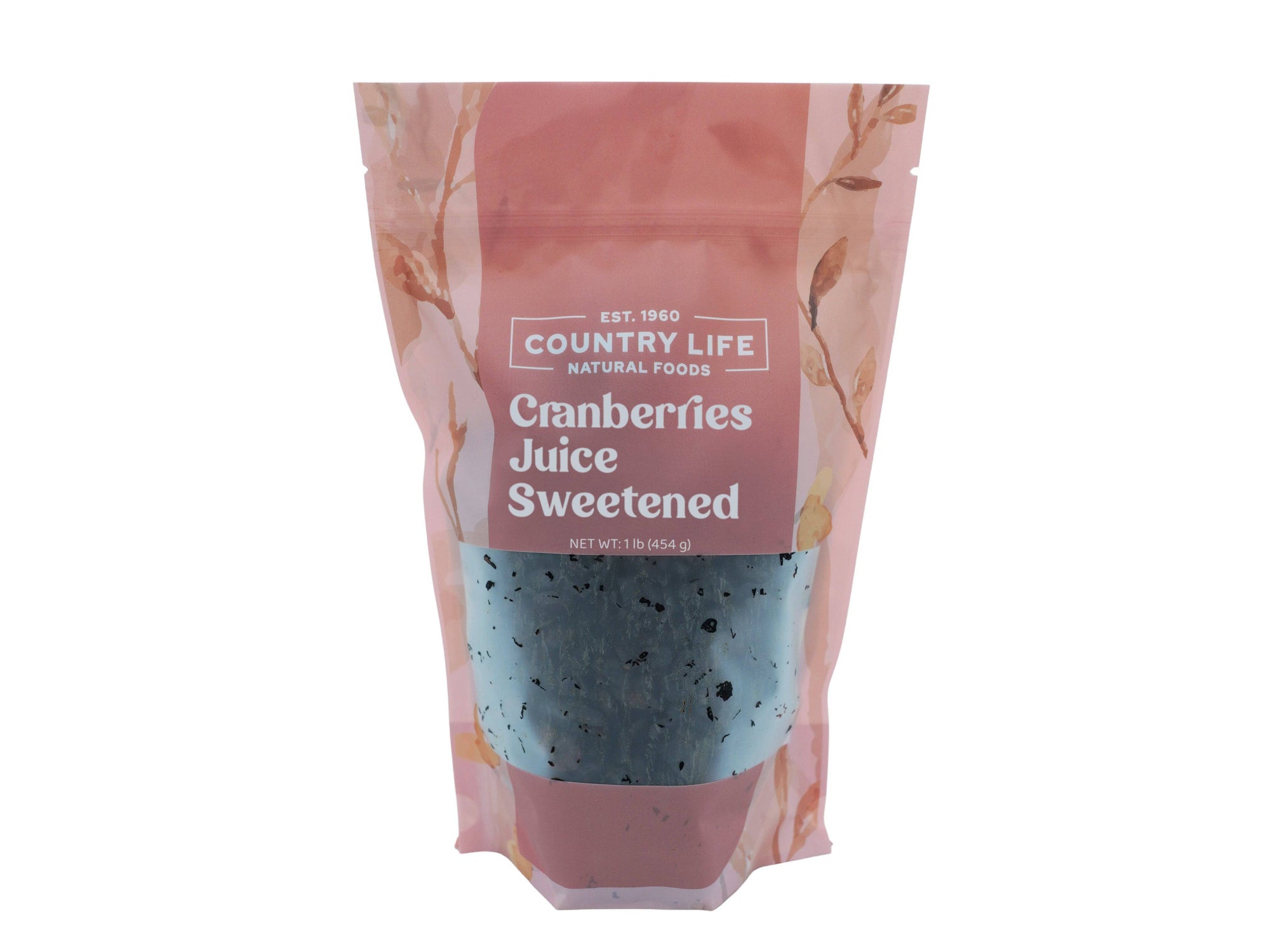 Cranberries, Juice Sweetened, Dried Fruit - Country Life Natural Foods
