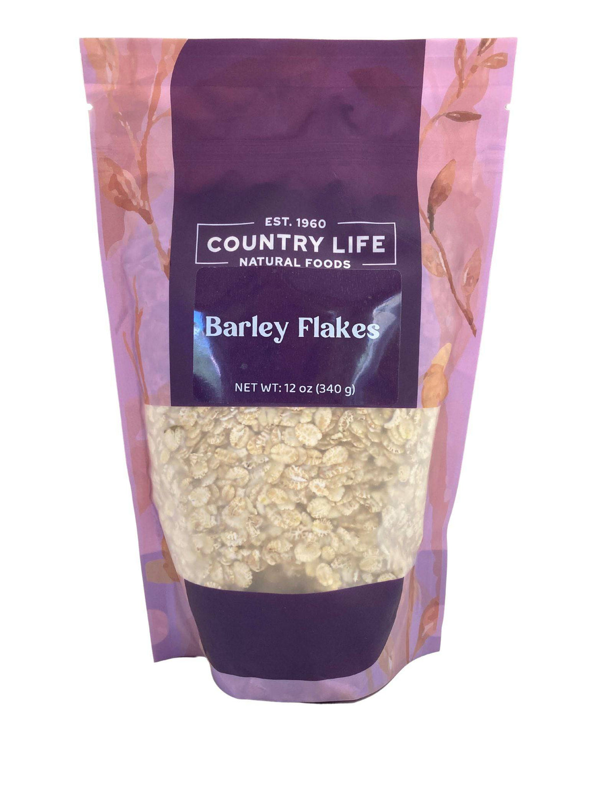 Barley, Rolled Flakes, Flaked Grains - Country Life Natural Foods