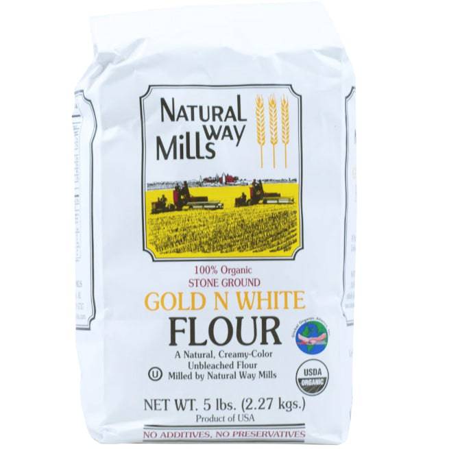 Gold N White Flour, with Germ, Organic, Flour - Country Life Natural Foods