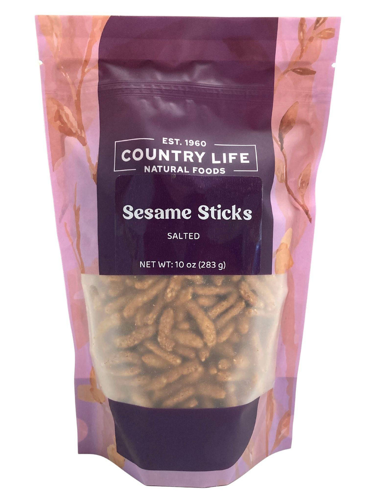 Sesame Sticks, Salted, Savory Snacks - Country Life Natural Foods