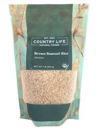 Organic Brown Rice, Basmati - Country Life Natural Foods