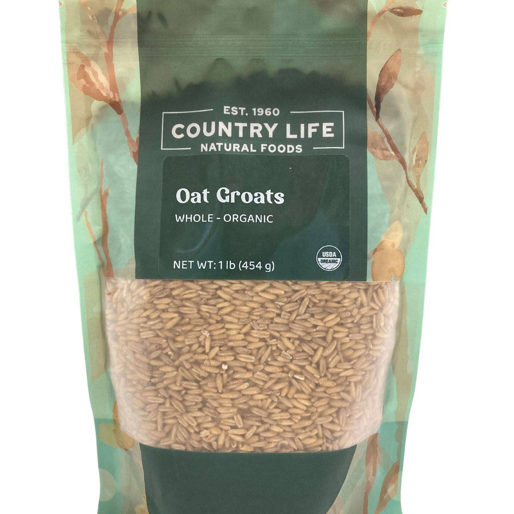 Organic Oat Groats, Whole - Country Life Natural Foods