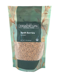 Spelt Berries, Organic - Country Life Natural Foods