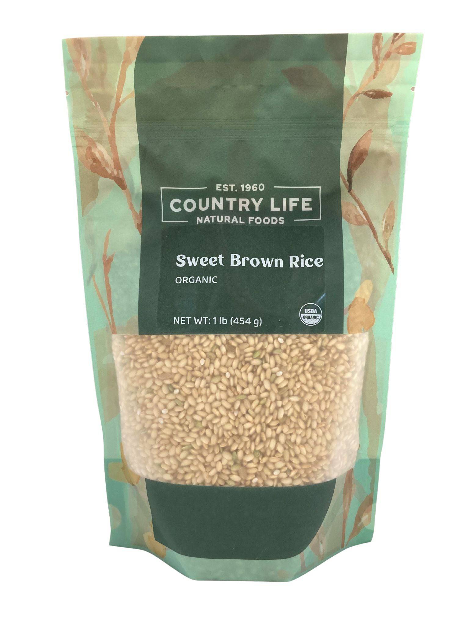 Sweet Rice, Brown, Organic, Lundberg, Rice - Country Life Natural Foods