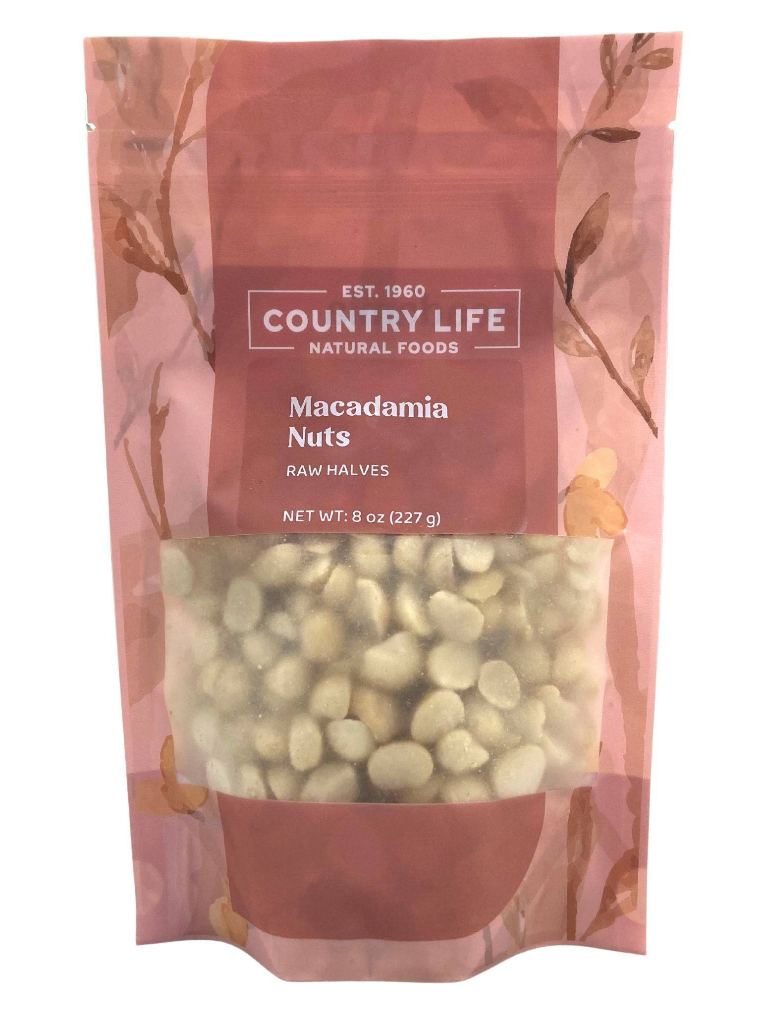 Macadamias, Halves - Country Life Natural Foods