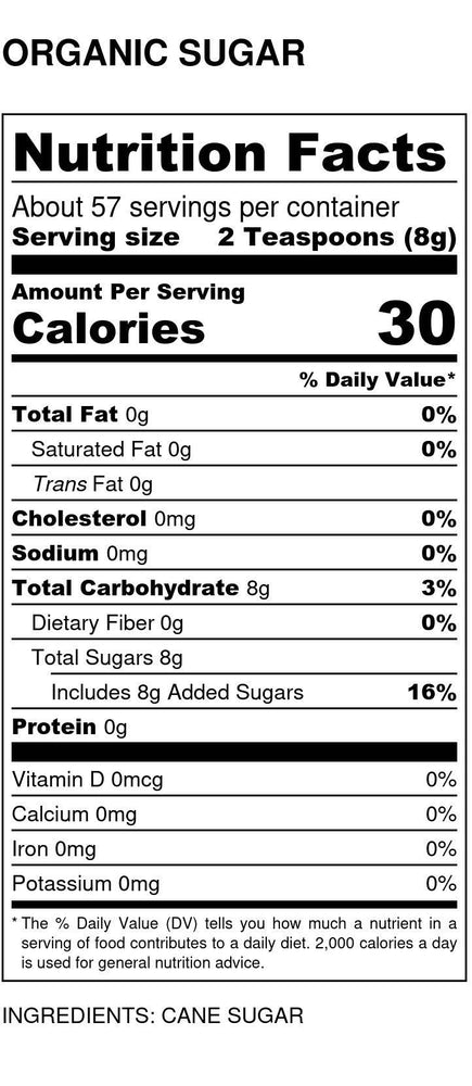 
                  
                    Organic Cane Juice Crystals - Country Life Natural Foods
                  
                