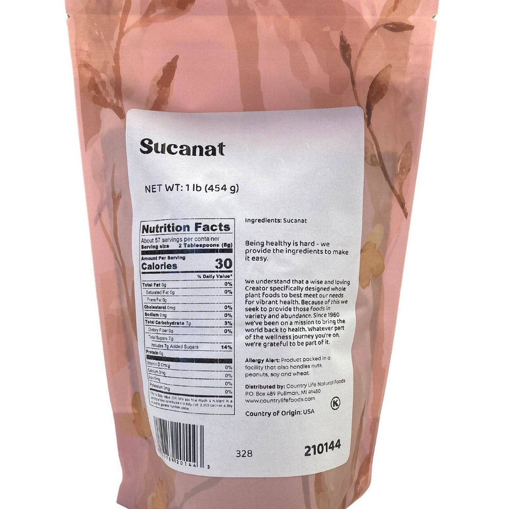 
                  
                    Sucanat - Country Life Natural Foods
                  
                