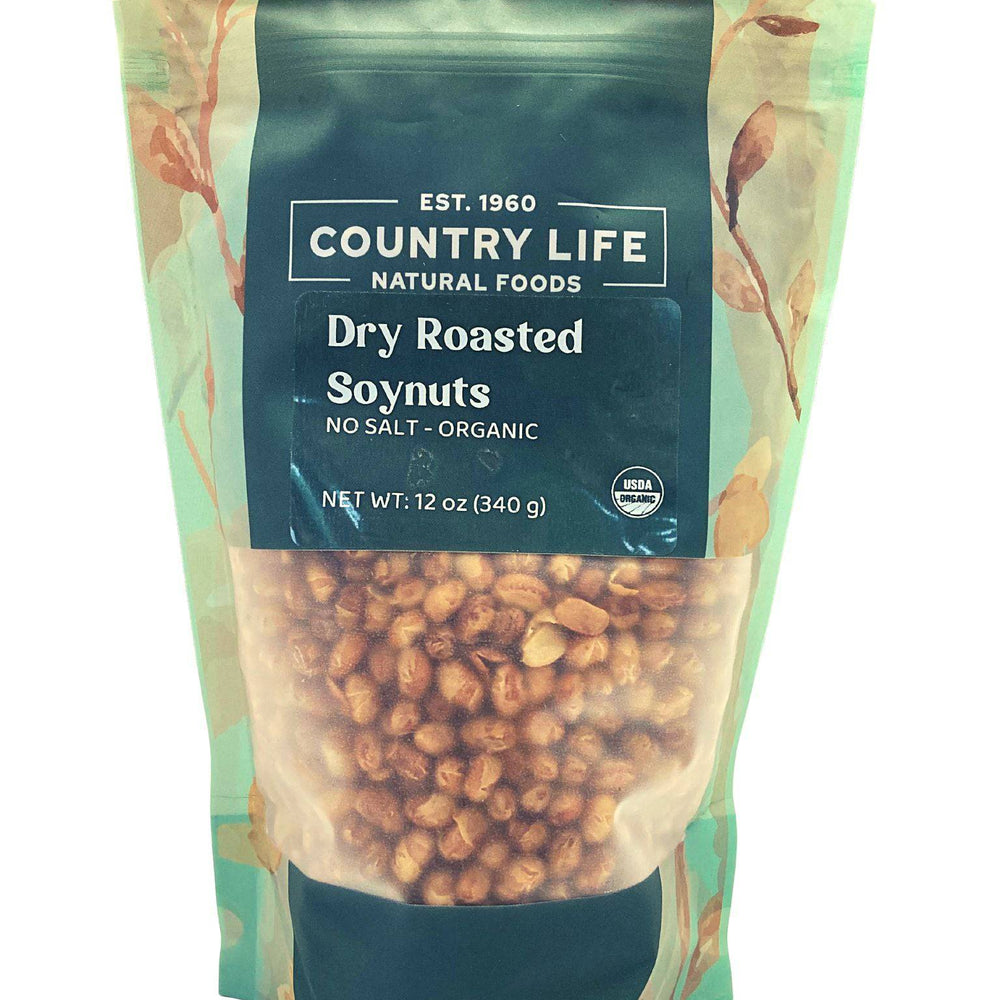 Organic Soynuts, Dry Roasted, No Salt - Country Life Natural Foods