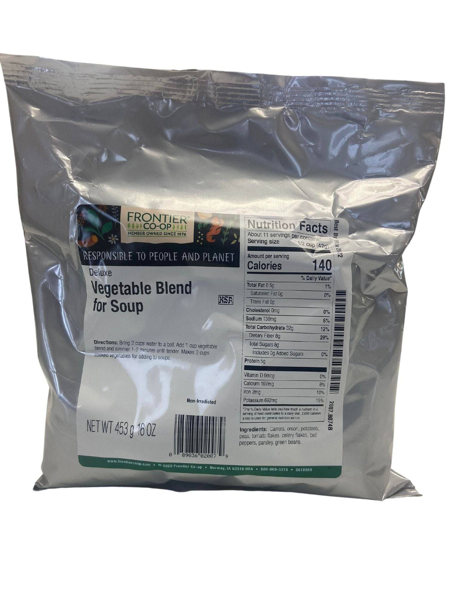 Vegetable Blend For Soup, Dried Vegetables - Country Life Natural Foods