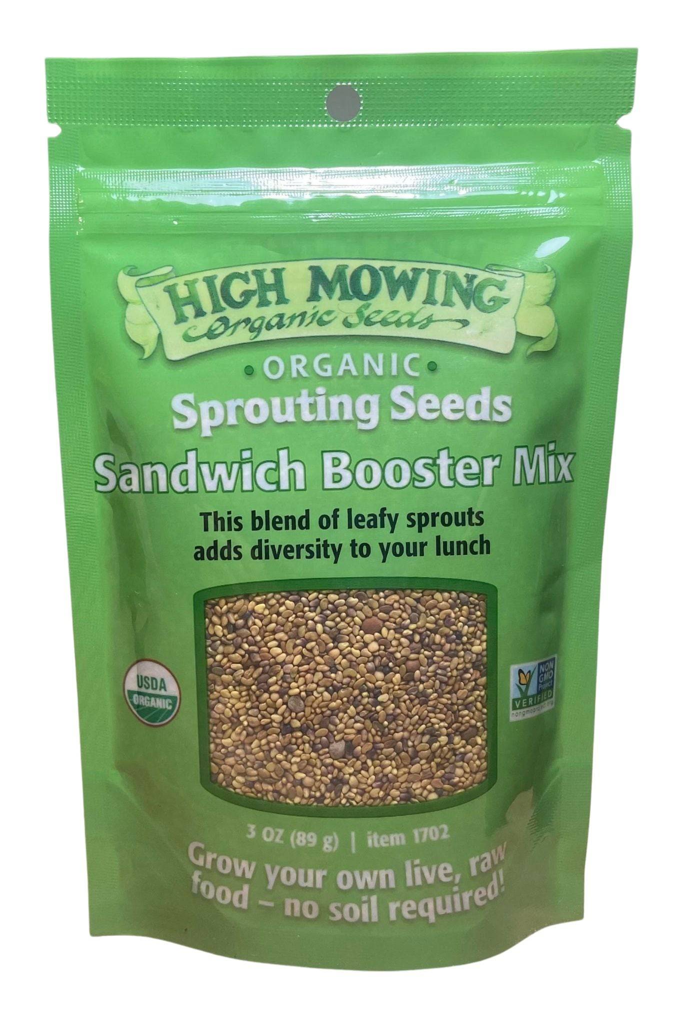 Sprouting Seeds, Organic, High Mowing - Country Life Natural Foods