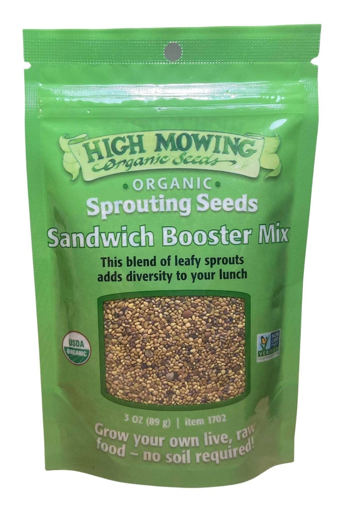 Sprouting Seeds, Organic, High Mowing, Seeds - Country Life Natural Foods