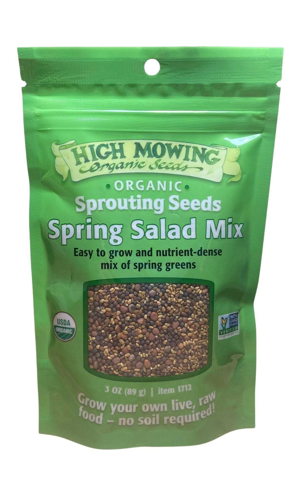 Sprouting Seeds, Organic, High Mowing - Country Life Natural Foods