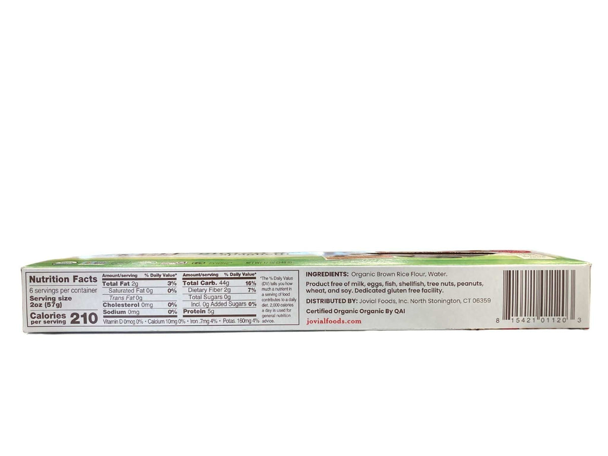 Spaghetti, Brown Rice, Organic, Jovial, Gluten-Free, Pasta & Noodles - Country Life Natural Foods