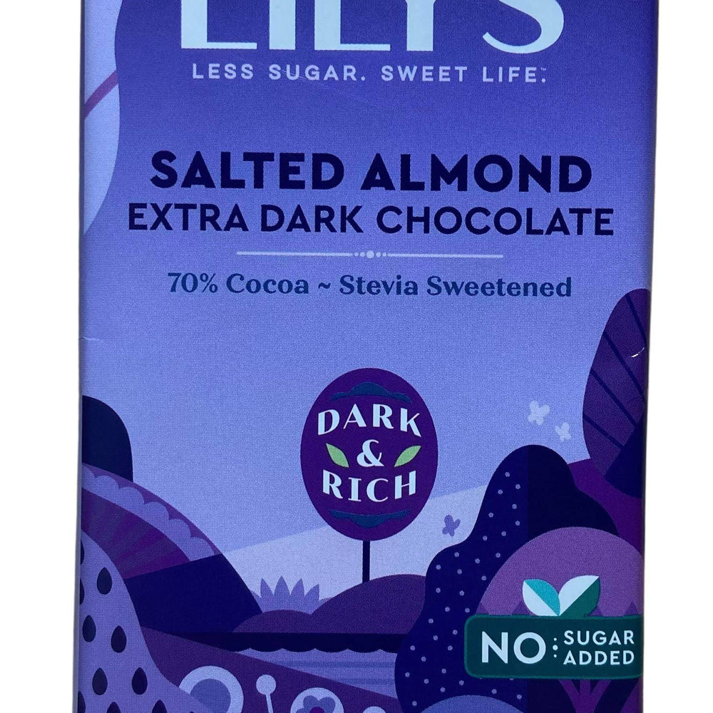 Chocolate Bars, Dark, Stevia Sweetened, Lily's - Country Life Natural Foods