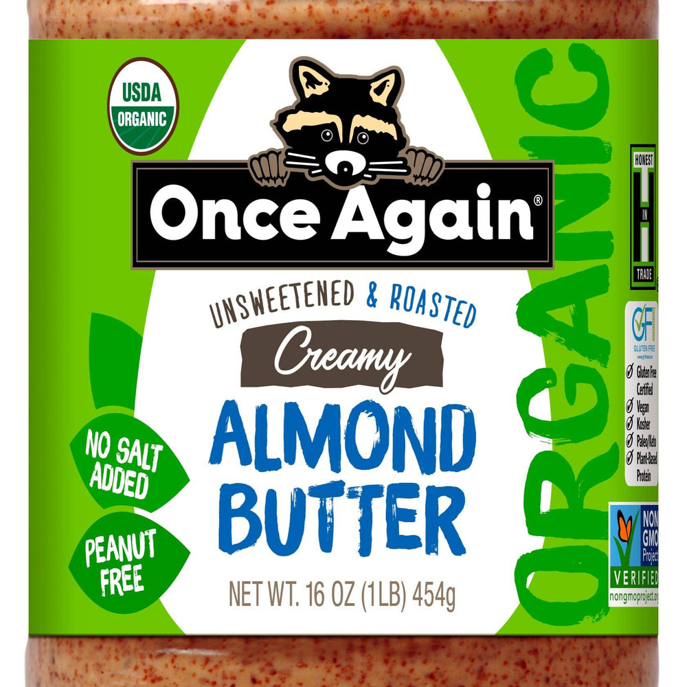 Organic Almond Butter, Creamy - Country Life Natural Foods