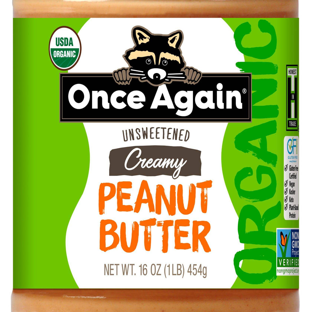 Organic Peanut Butter - Smooth - With Salt - Country Life Natural Foods