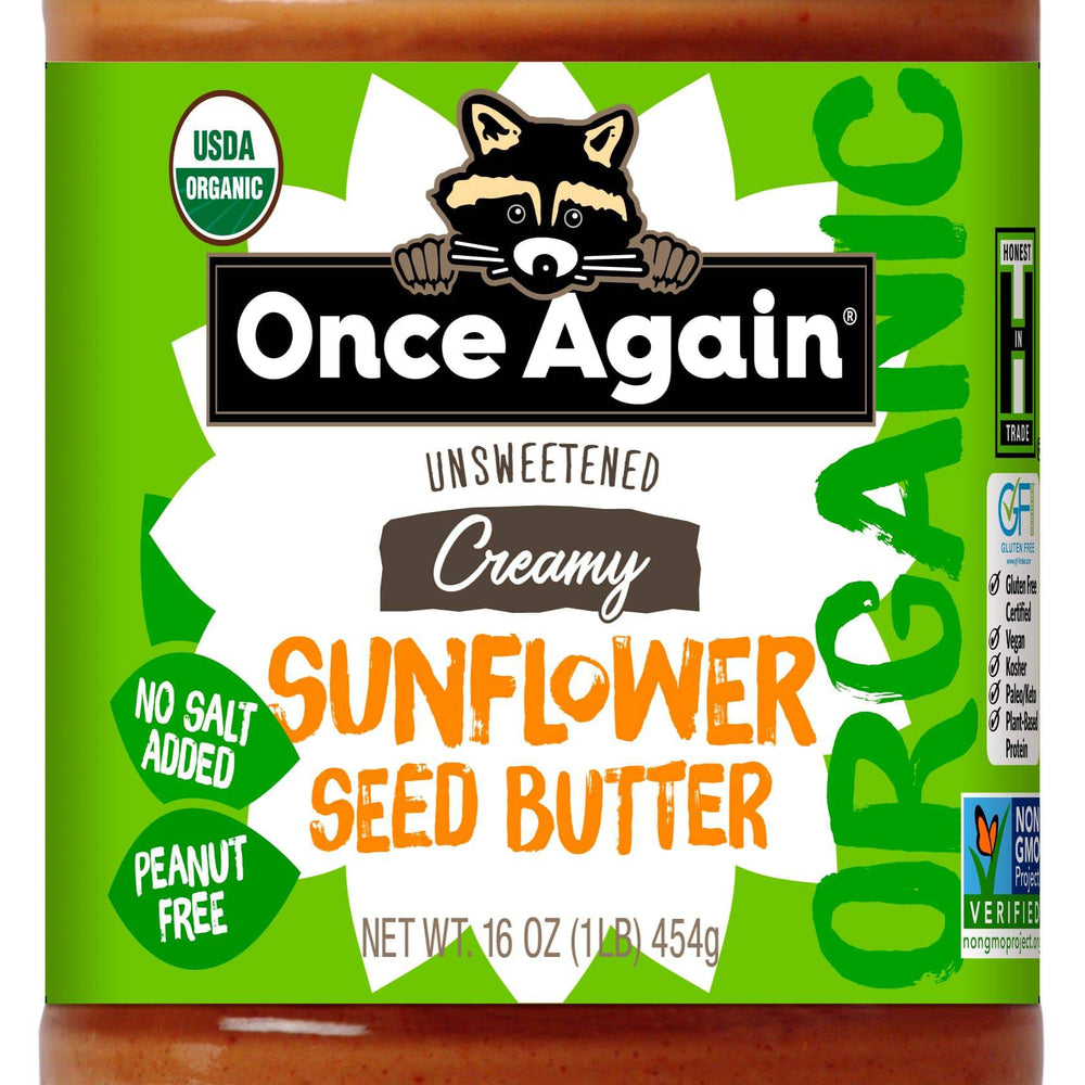 Organic Sunflower Butter, No Salt - Country Life Natural Foods