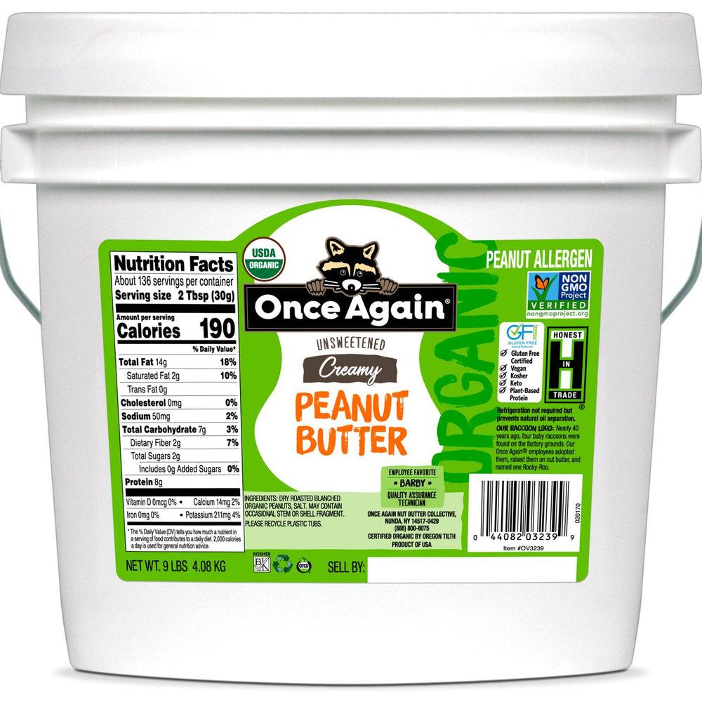 
                  
                    Organic Peanut Butter - Smooth - With Salt - Country Life Natural Foods
                  
                