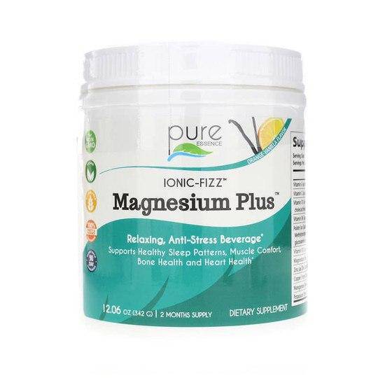 Magnesium Plus, Ionic Fizz ™, Orange-Vanilla, Vitamins & Supplements - Country Life Natural Foods