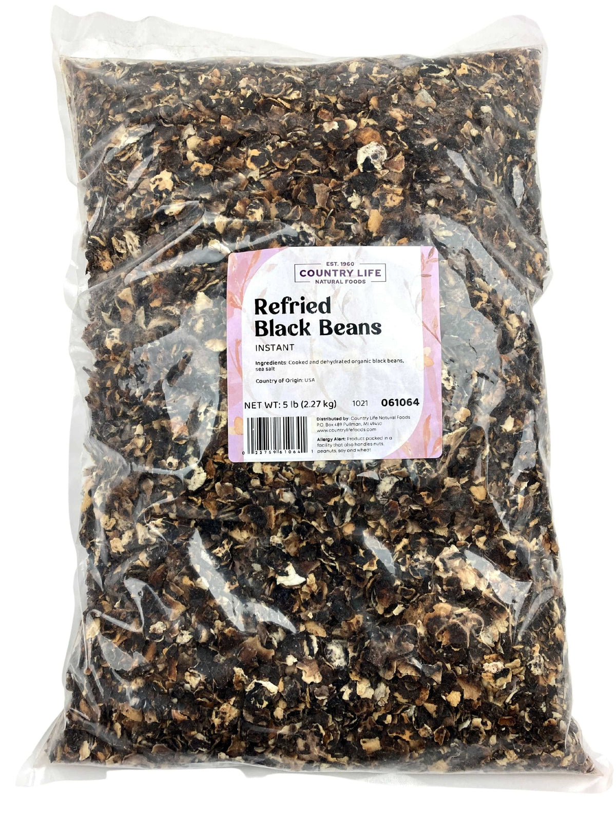 Black Beans, Instant, Organic, Low Salt, Beans - Country Life Natural Foods