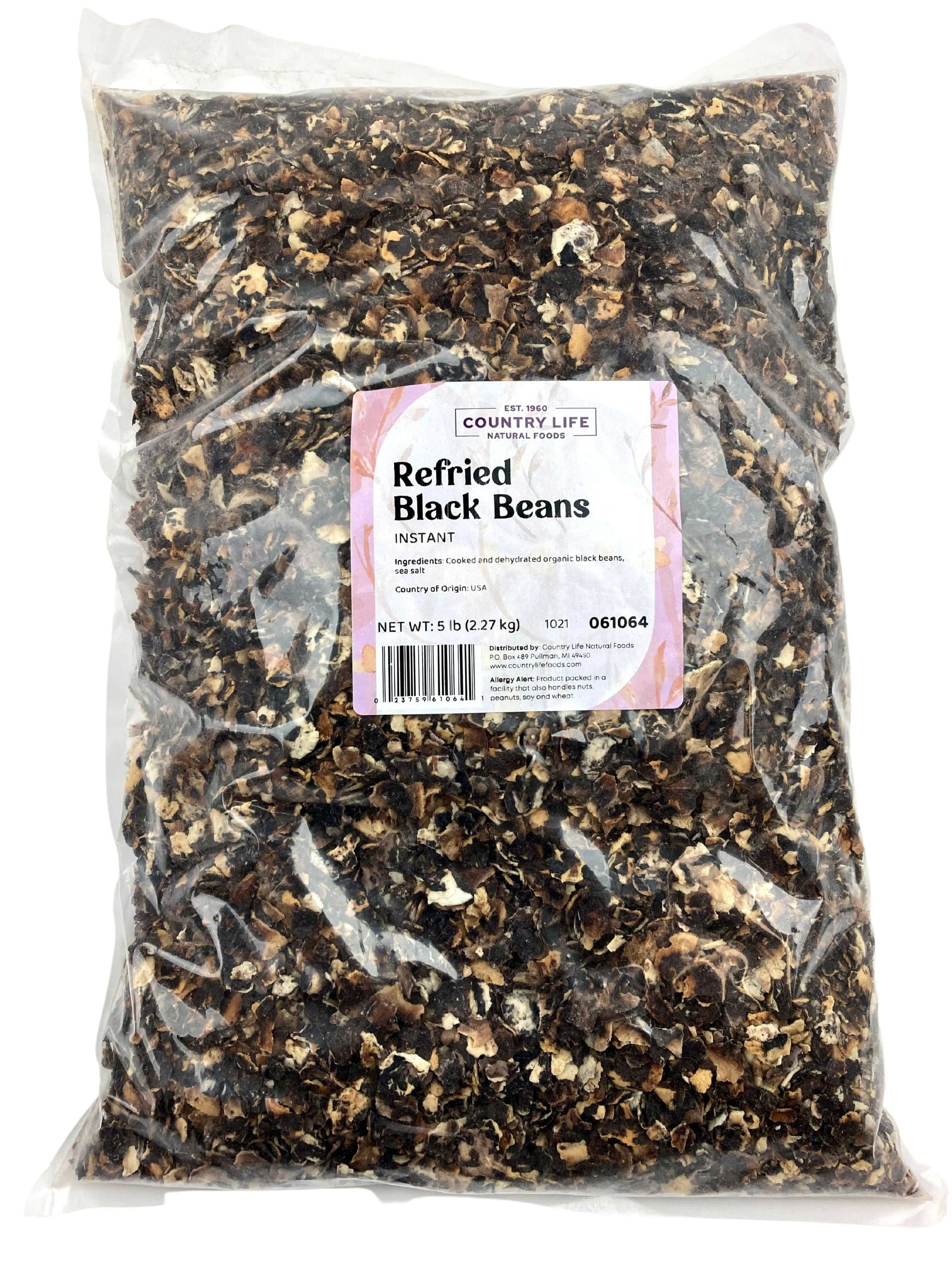 Black Beans, Instant, Organic, Low Salt, Beans - Country Life Natural Foods