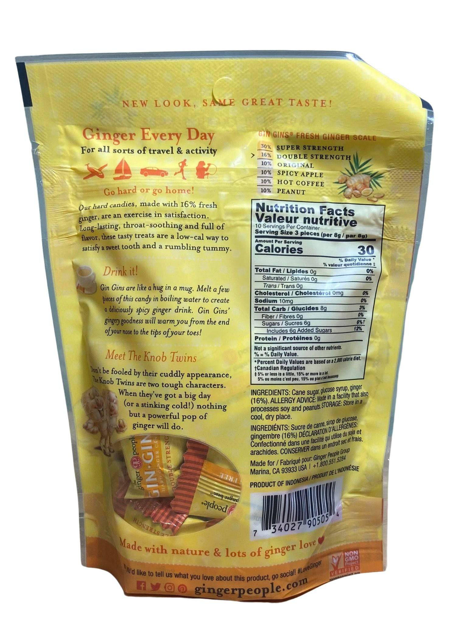 Ginger Candy, Gin-Gins, Hard, Candy - Country Life Natural Foods