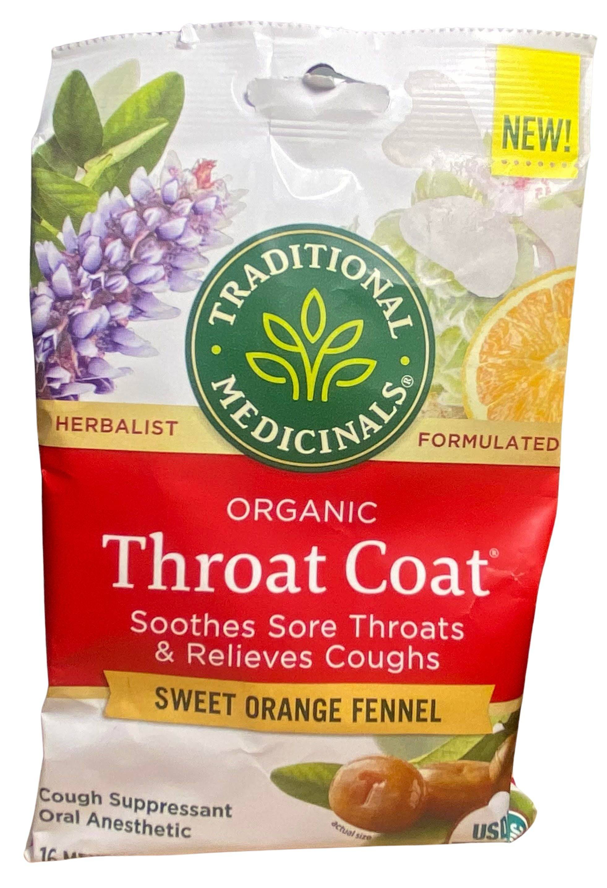 Throat Drops, Organic - Traditional Medicinals, Vitamins & Supplements - Country Life Natural Foods